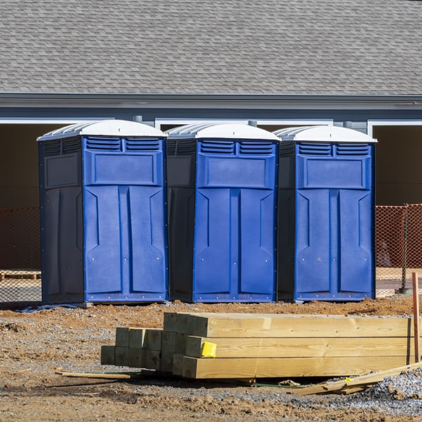 what is the cost difference between standard and deluxe porta potty rentals in Carver